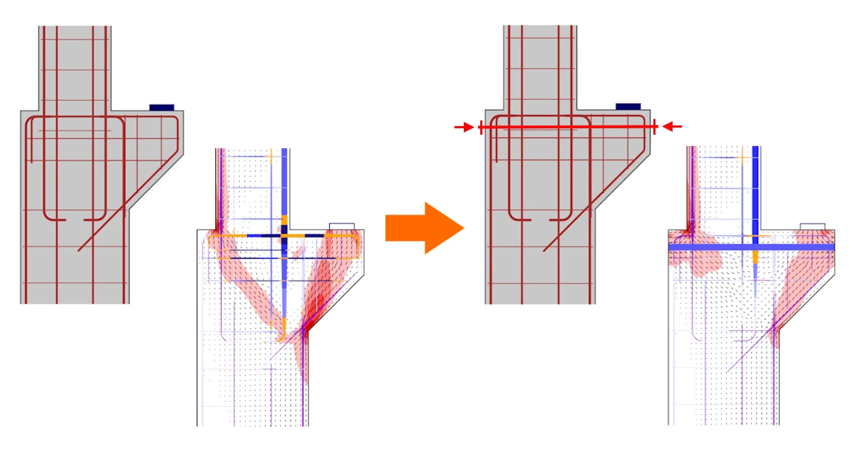 Strengthening of a RC corbel