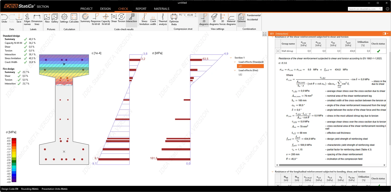 Section (BETA) application