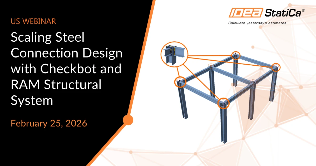 Acél kapcsolattervezés skálázása Checkbot és RAM Structural System segítségével
