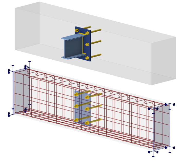 Anchoring to existing structure with reinforcement