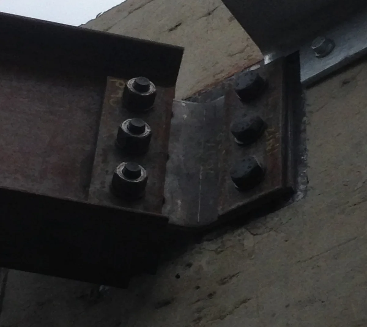 embedded plates in concrete