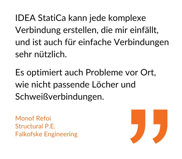 Zitat: Monof Refoi, Tragwerksplaner, Falkofske Engineering