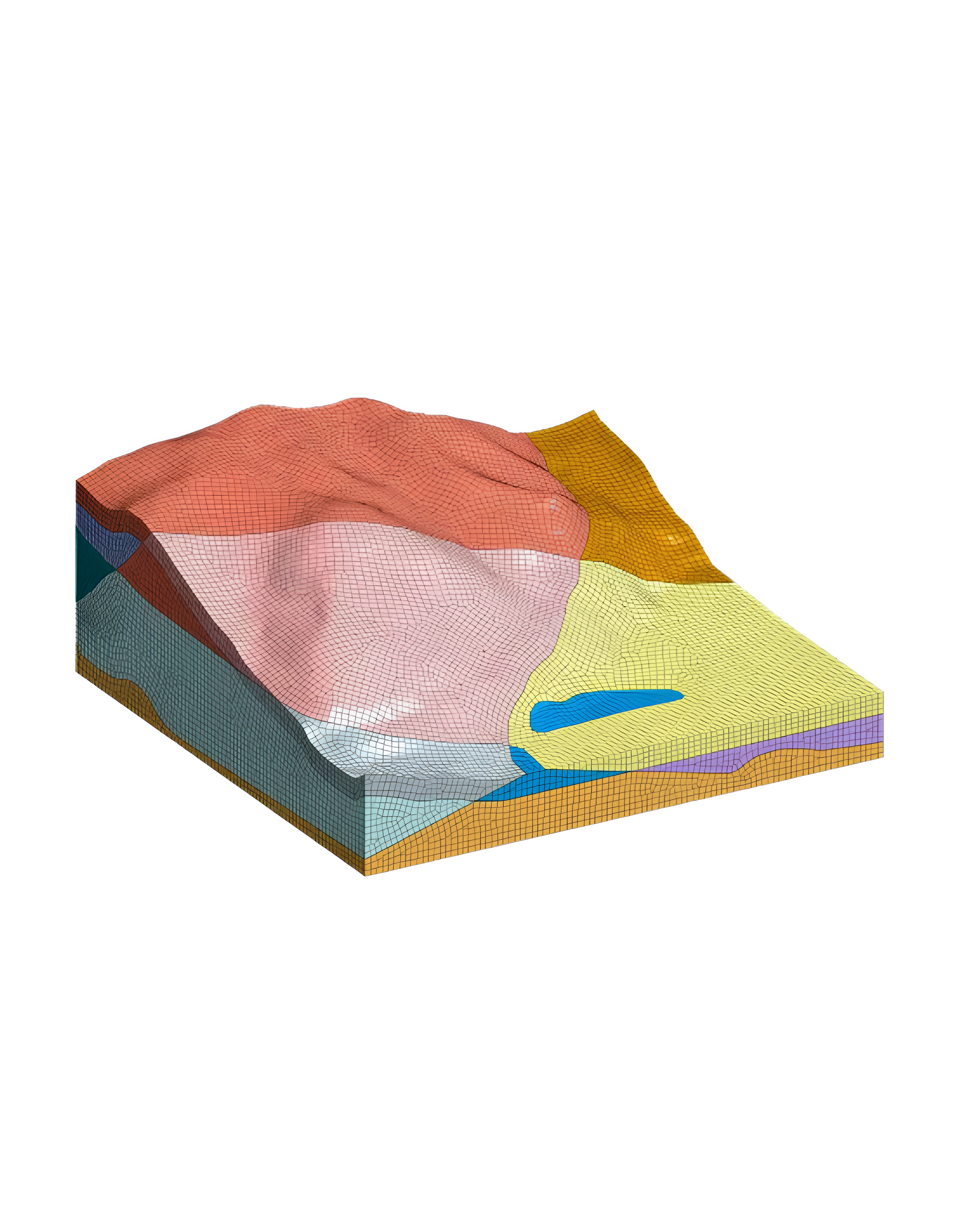 3D analýza stability svahu