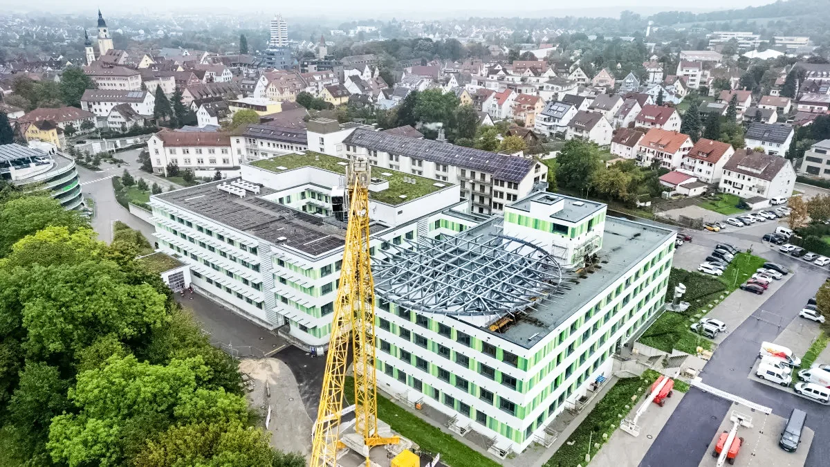 Digitale engineering voor een complex helikopterplatform op een ziekenhuis