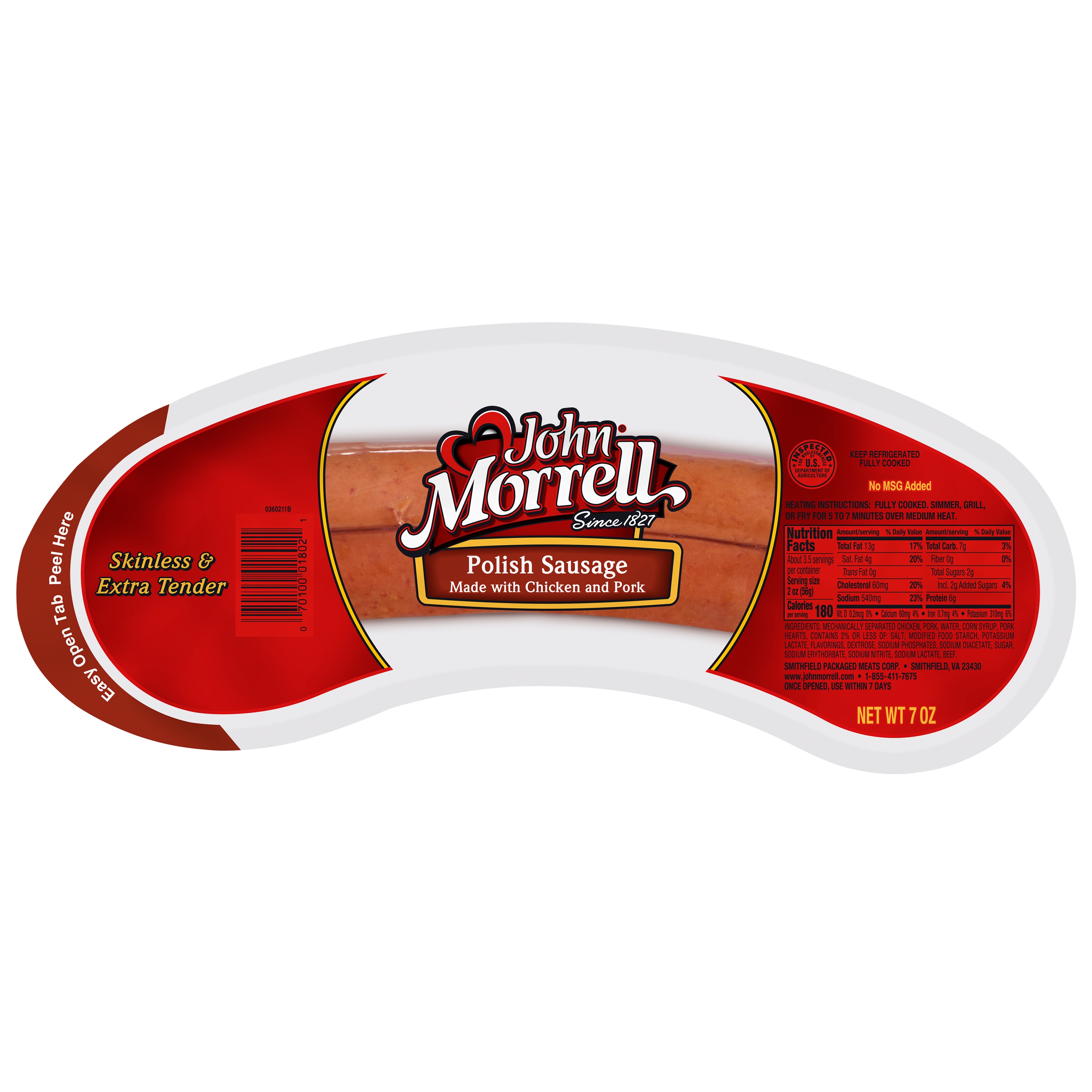 Polish Sausage made with Chicken and Pork - 7 oz.