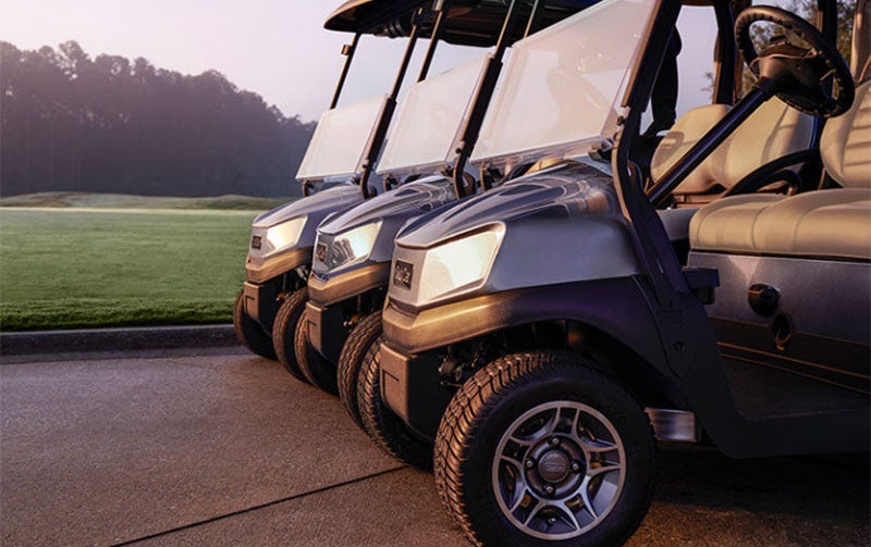 Club Car Tempo 2-passenger course golf cart. Image courtesy Club Car.