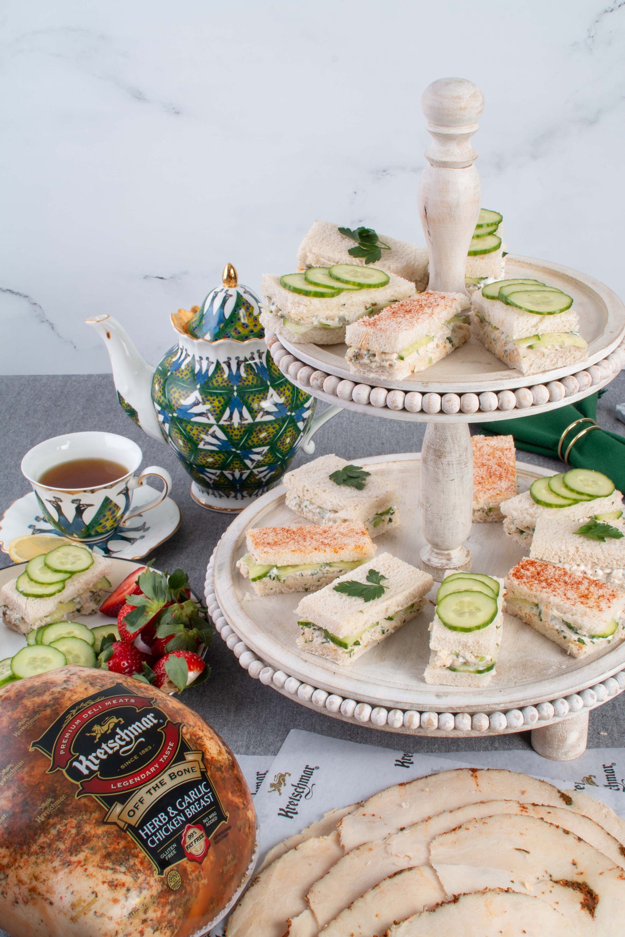 Herbed Chicken Finger Sandwiches