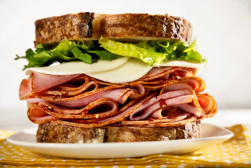 Hot Honey Ham Sandwich