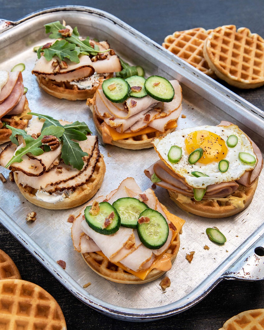 Waffle Tartine Trio