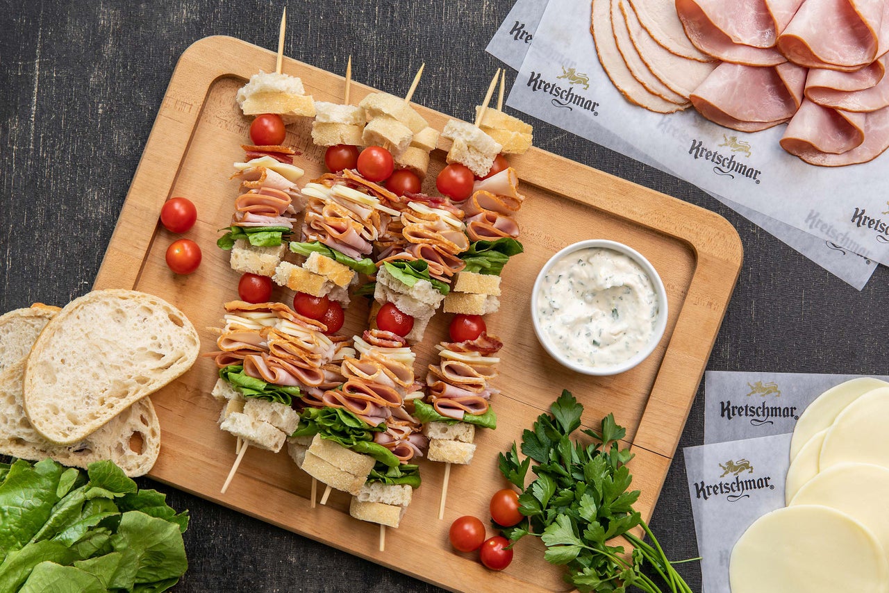 Club Sandwich Skewers