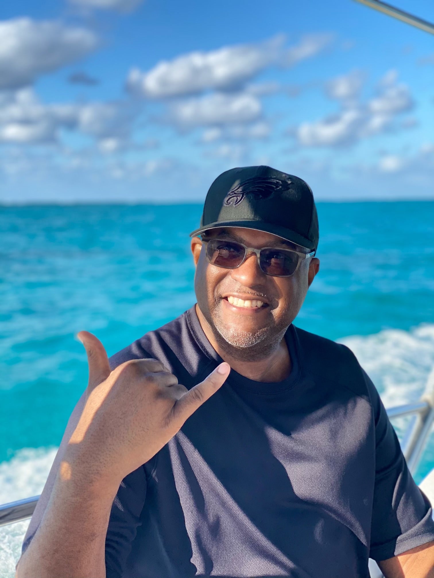 DKMS blood cancer patient, Frank Dyer, smiling 