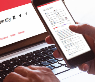 Virtual donor drive mobile and desktop screen