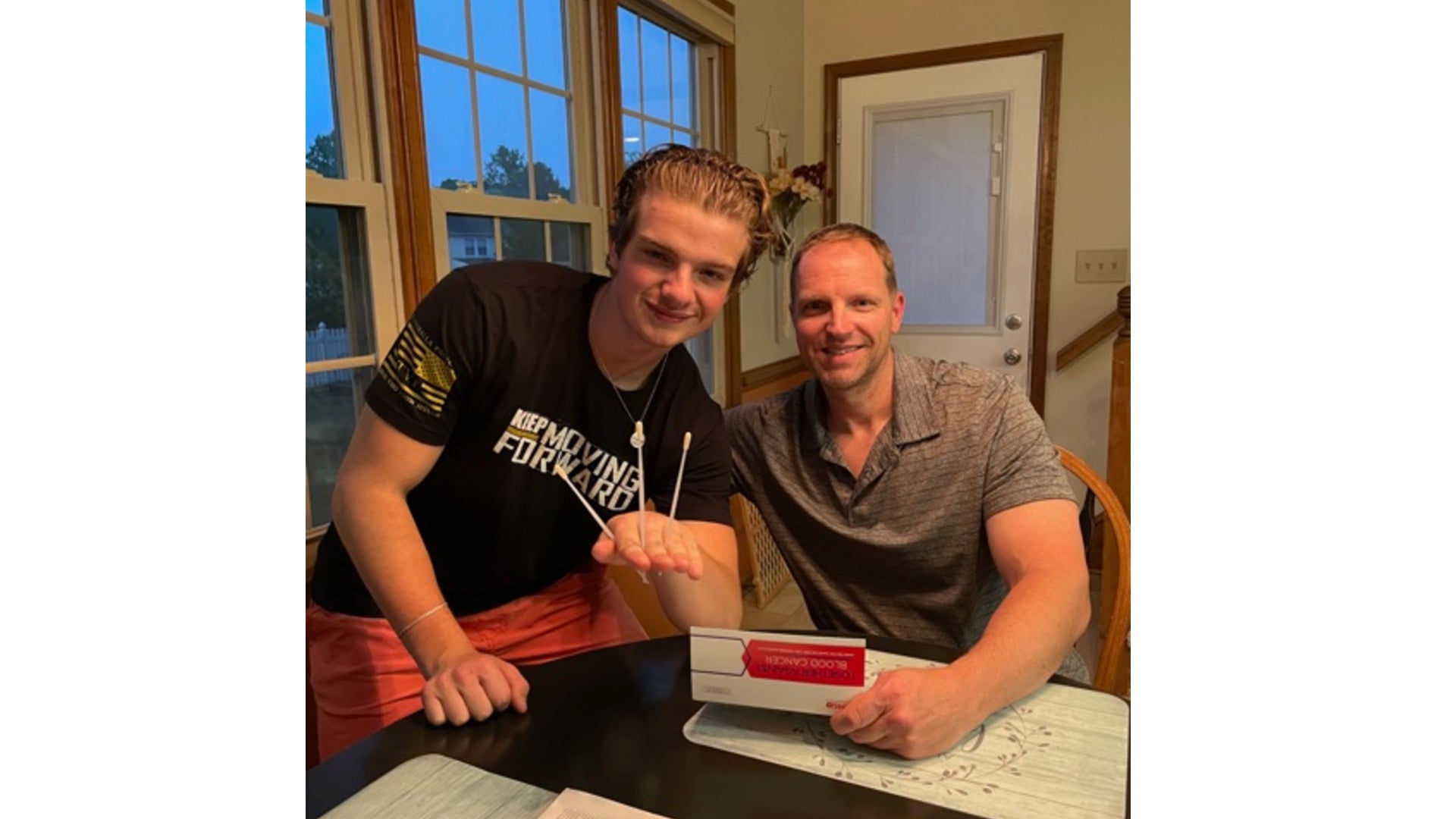 Troy and his son DKMS