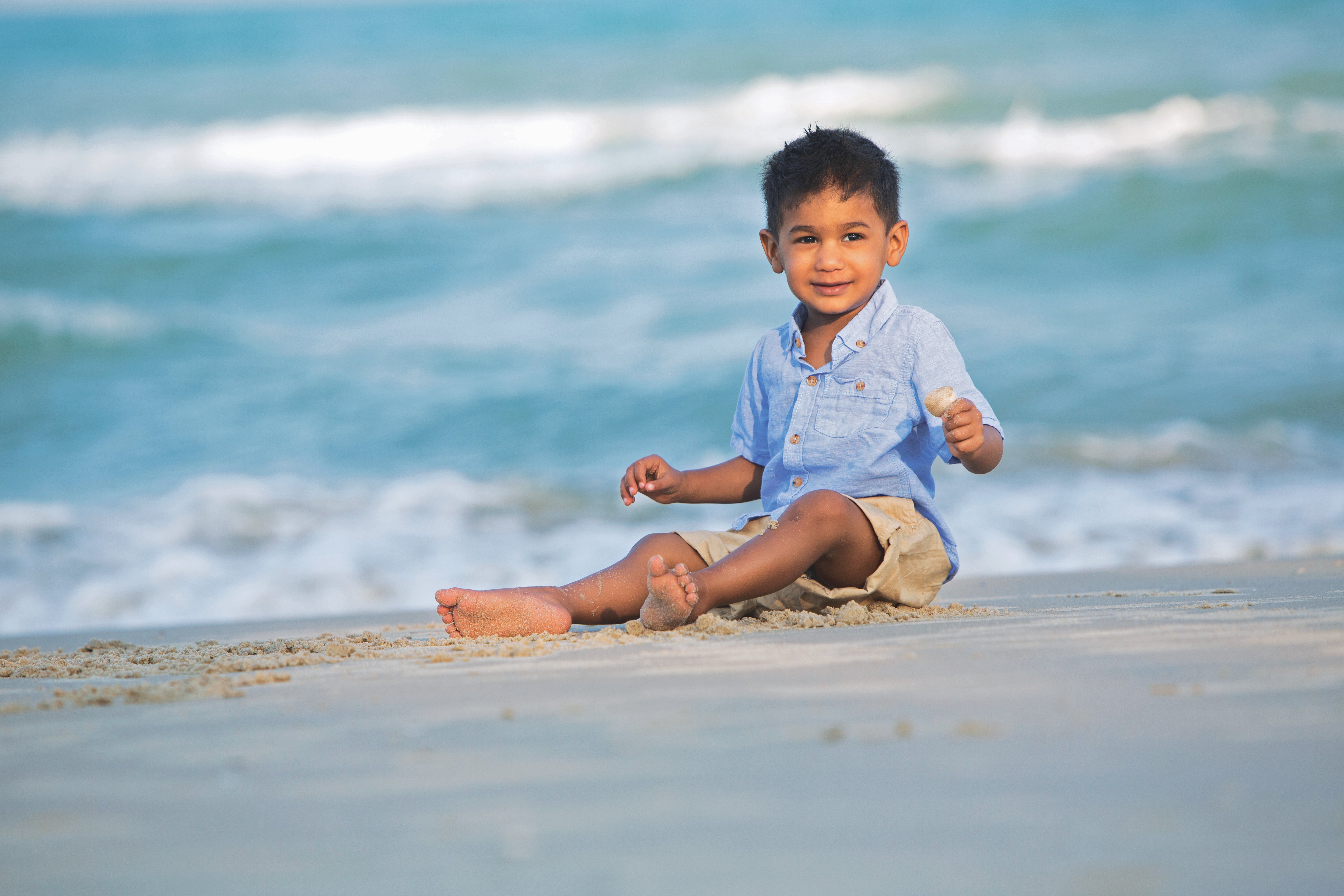 Veer DKMS patient at the beach
