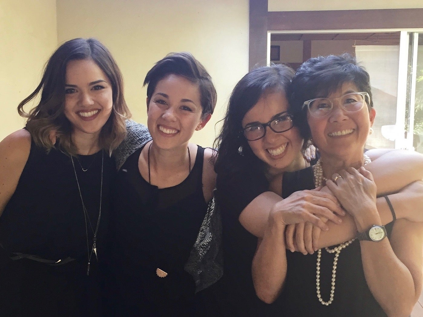 Trish Grannis with her 3 daughters