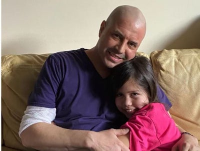 Eugene Doherty and his daughter