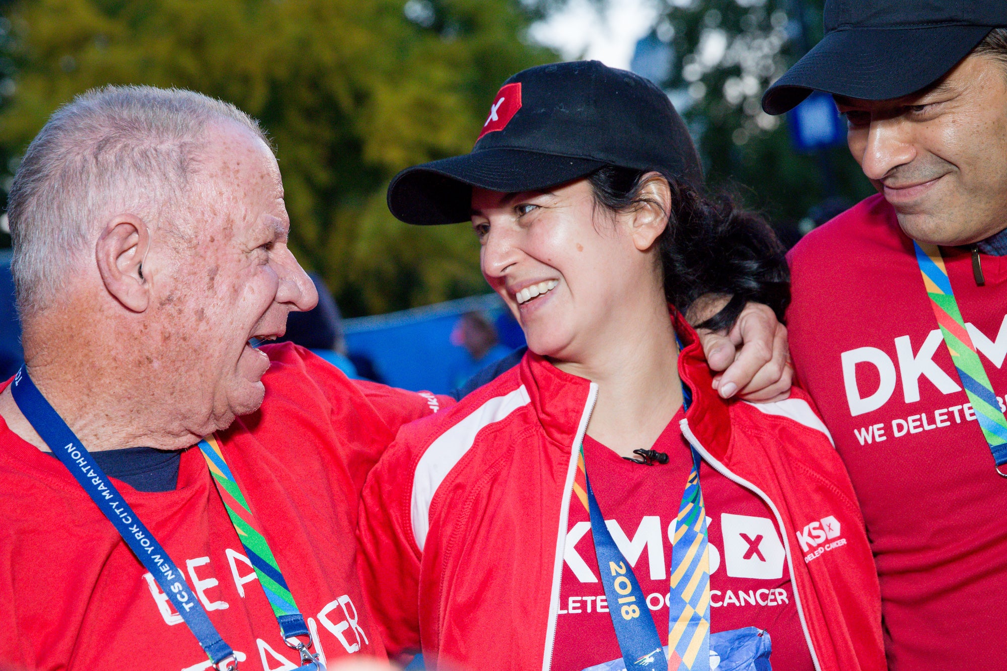 Burcu and Cliff donor at 2018 NYC Marathon