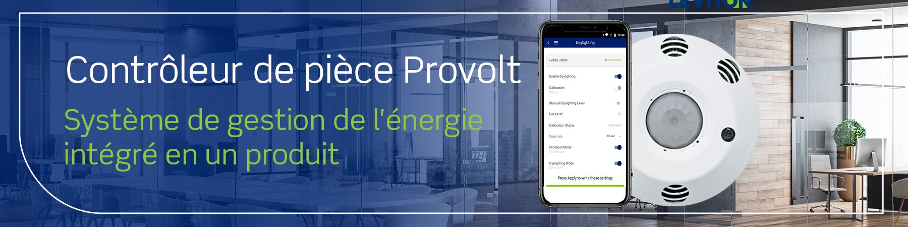 Leviton - Contrôleur de pièce provolt