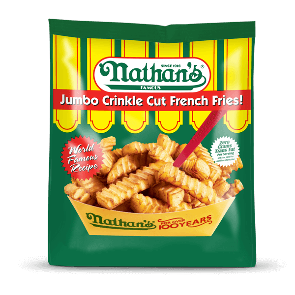 Jumbo Crinkle Cut French Fries - 28 Oz. Bag | Nathans