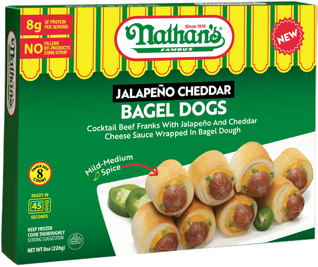 Jalapeño Cheddar Bagel Dogs