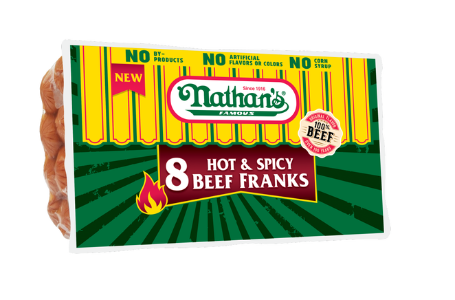 Hot & Spicy Beef Franks - 8 Pack