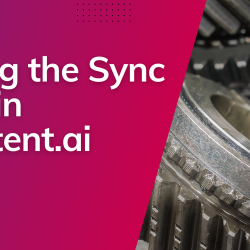 Api Sinc Using the Sync API in Kontent.ai