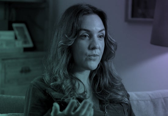 Chat-style screening interview.