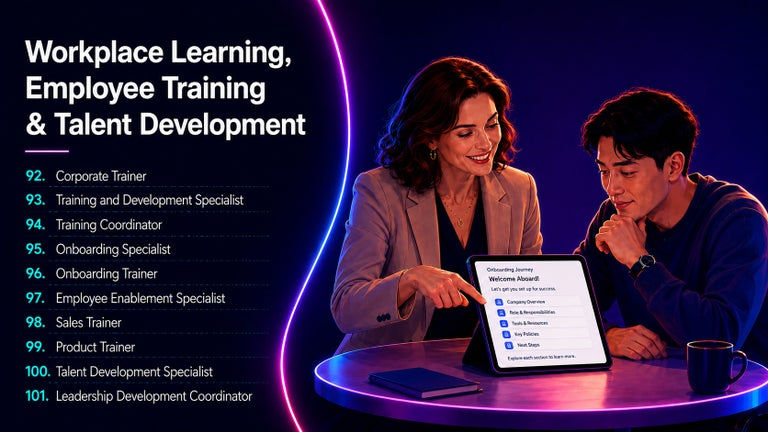 Workplace Learning, Employee Training & Talent Development