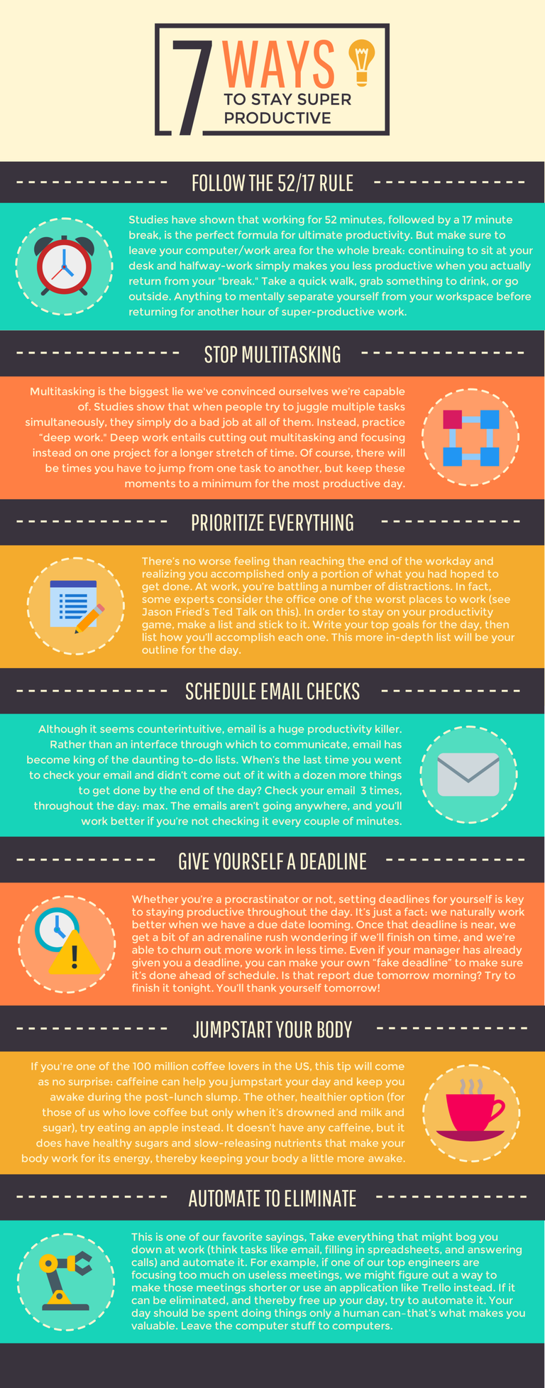 7 ways to stay super productive