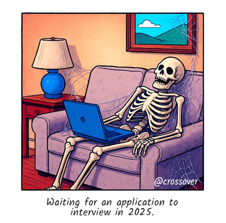 @crossover remote work comics and cartoons #31: Ai and ATS jobs.