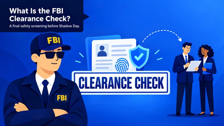 What is the FBI Clearance Check? Graphic. 