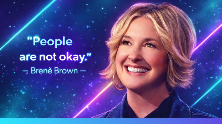 Brene Brown quote - people are not okay.