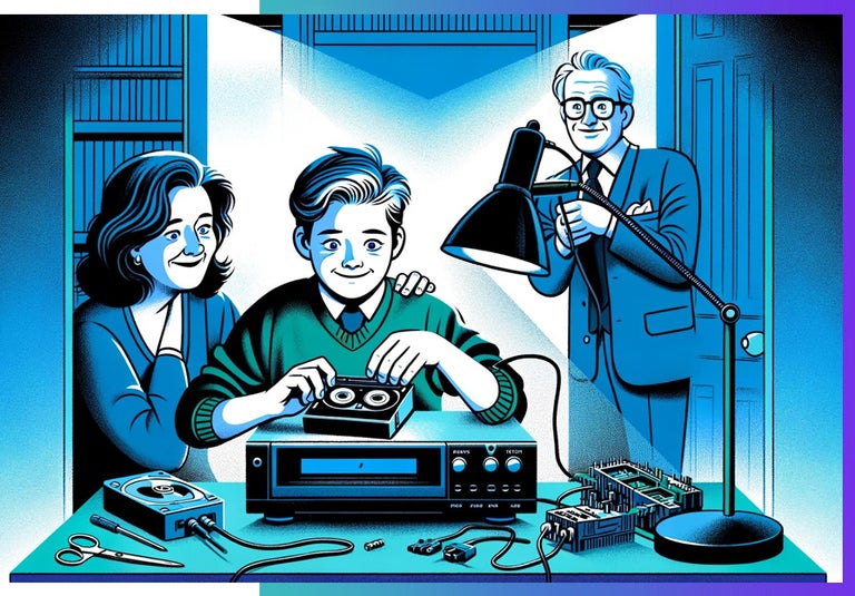 Mark Manson's story about risk and fixing his parents VCRs. 