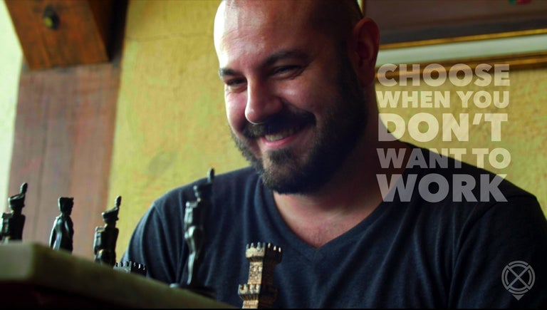 At Crossover you can choose when you don't want to work. 