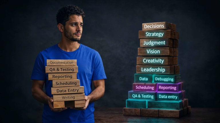 Entry level tech man, unable to get a job due to lack of experience in AI and task stack.