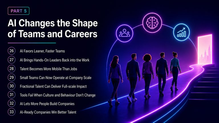 Darren Murph AI changes the shape of teams and careers.
