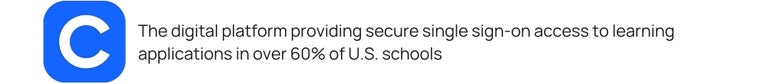 The digital platform providing secure single sign-on access to learning applications in over 60% of U.S. schools.