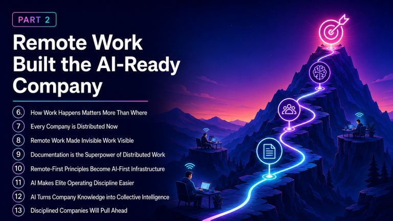 Darren Murph - remote work built the AI-ready company. 