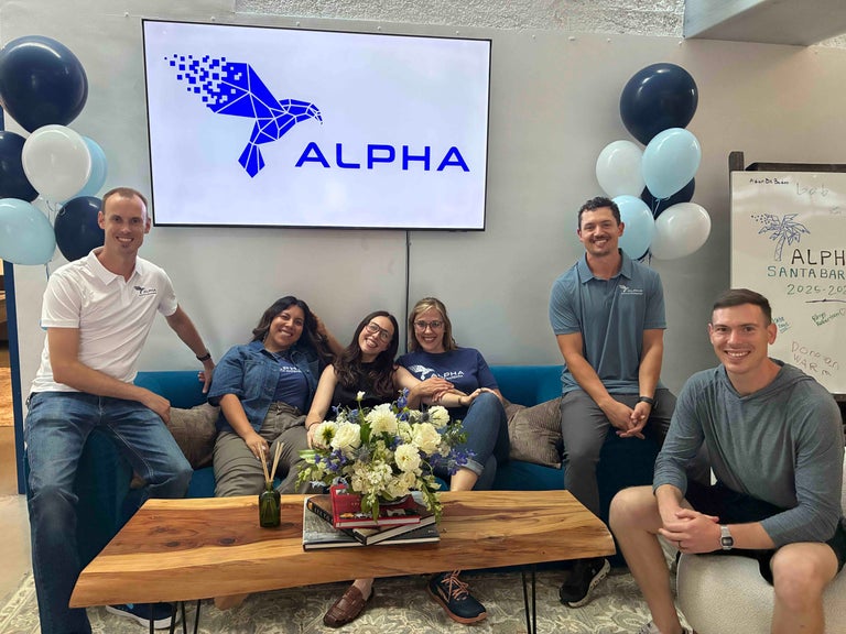 Katie and the team at Alpha Santa Barbara. 