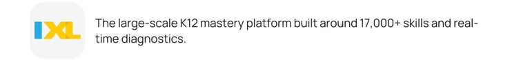 The large-scale K12 mastery platform built around 17,000+ skills and real-time diagnostics.