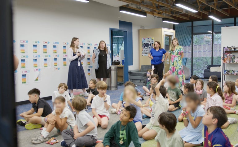 Workshops with the kids at Alpha.