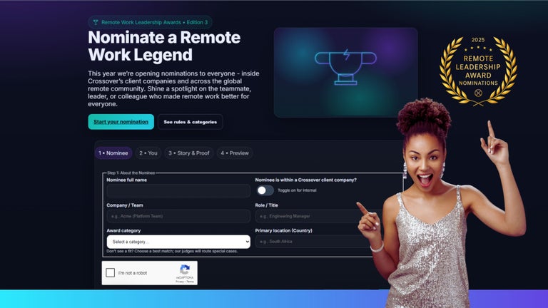 Nominate a remote work legend.