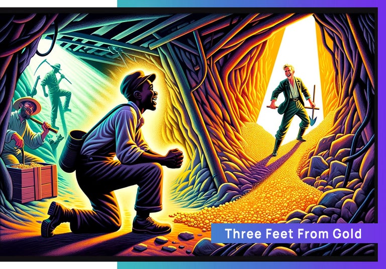 Three Feet from Gold a powerful lesson for remote workers. 