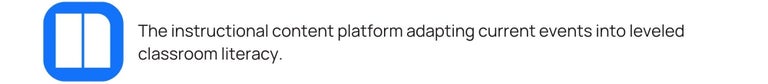The instructional content platform adapting current events into leveled classroom literacy.
