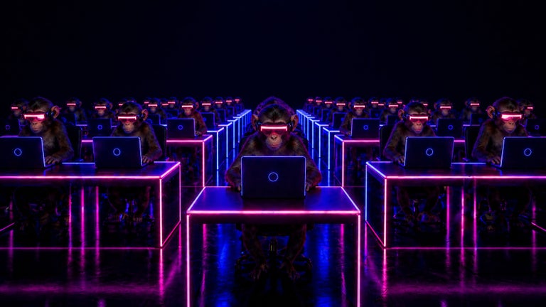 Autonomous Monkey super agents. 