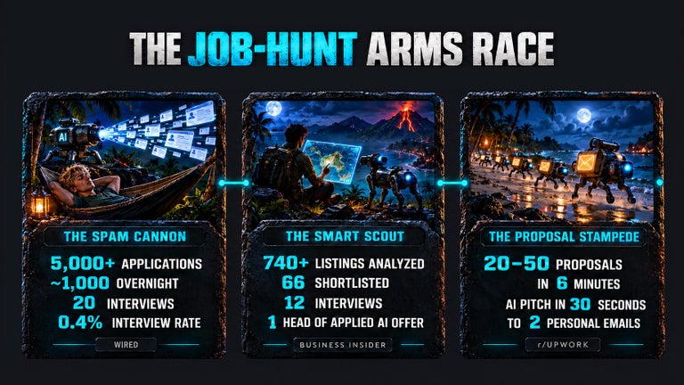 The job hunt arms race. 