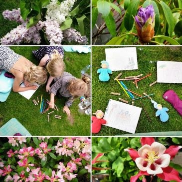 kinderyoga buiten - Moederdag