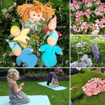 kinderyoga buiten - Moederdag