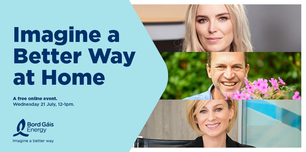 Imagine a better way at home workshop poster