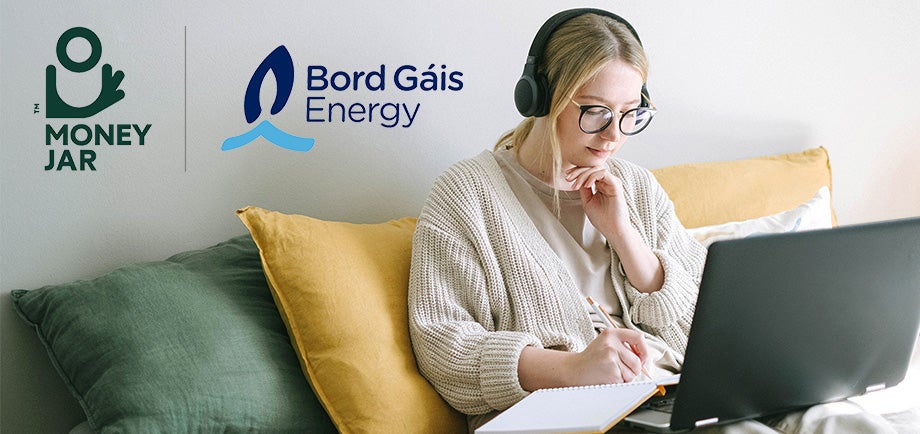 Young woman working on a laptop